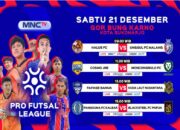 Live di MNCTV Pro Futsal League 2025, Halus FC Jakarta vs Unggul FC Malang