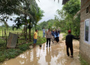 Kapolres Kuansing Tinjau Lokasi Terdampak Banjir di Desa Petapahan