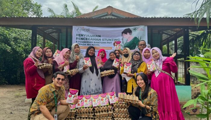 Apical Group Gelar Penyuluhan dan Berikan PMT untuk Pencegahan Stunting di Dumai