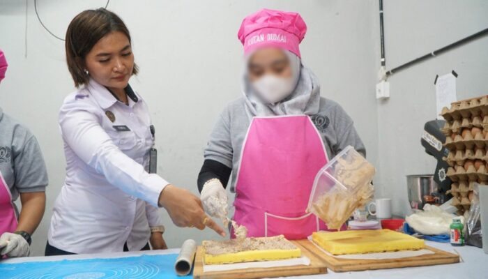 Dari Balik Jeruji, Warga Binaan Rutan Kelas IIB Dumai Produksi Beragam Kue