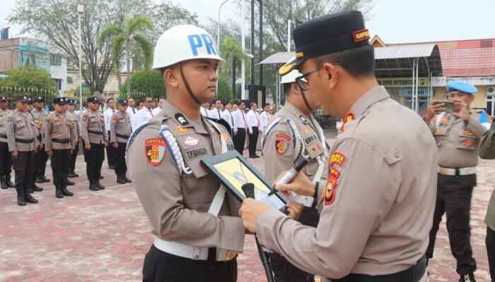Satu Personel Polres Dumai Resmi Diberhentikan Secara Tidak Dengan Hormat, Ini Pesan Kapolres Kepada Yang Lain