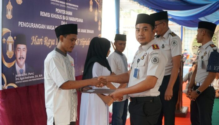 577 Warga Binaan Rutan Dumai Terima Remisi Khusus Idul Fitri 1447 H