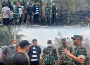 Sekretaris Daerah Kota Dumai Fahmi Rizal, S.STP., M.Si, Mengikuti Rangkaian Peninjauan Lokasi Kebakaran Hutan