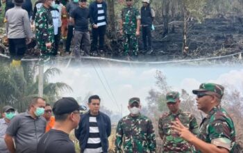Sekretaris Daerah Kota Dumai Fahmi Rizal, S.STP., M.Si, Mengikuti Rangkaian Peninjauan Lokasi Kebakaran Hutan