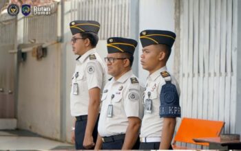 Rutan Dumai Sematkan Kenaikan Pangkat Pegawai