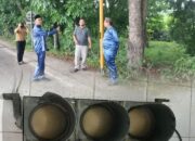 Dinas Perhubungan Dishub Kota Dumai Menerima laporan Kehilangan Box Aspek Traffic light