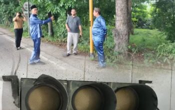 Dinas Perhubungan Dishub Kota Dumai Menerima laporan Kehilangan Box Aspek Traffic light