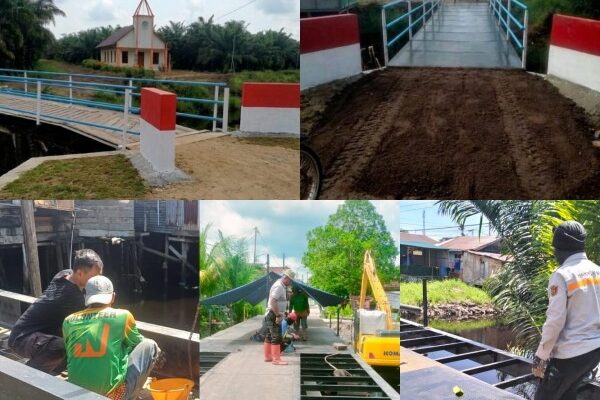 Pembangunan Jembatan Merah Putih Presisi Tahap II di Kota Dumai Terus Menunjukkan Progres Positif
