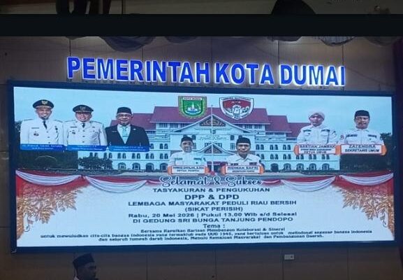 DPP dan DPD Lembaga Masyarakat Peduli Riau Bersih Sikat Perisih Sukses Melaksanakan Tasyakuran dan Pengukuhan