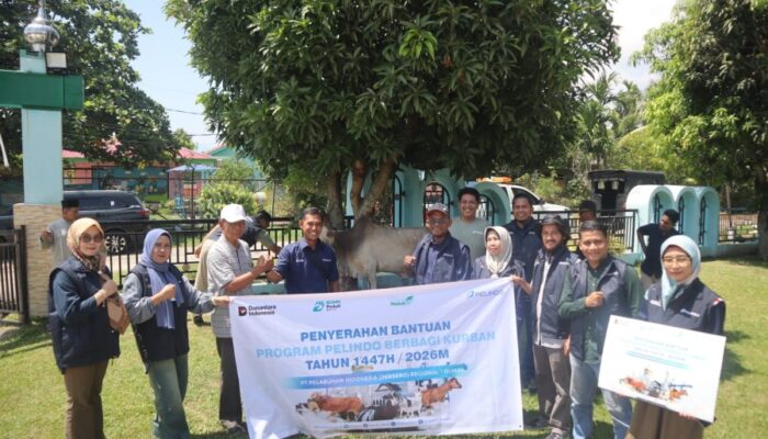 Pelindo Regional 1 Dumai Berbagi Qurban Sebagai Wujud Kepedulian Sosial Kepada Masyarakat di Sekitar Wilayah Operasional
