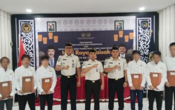 Enam Warga Binaan Rutan Dumai Terima Remisi Khusus Hari Raya Waisak