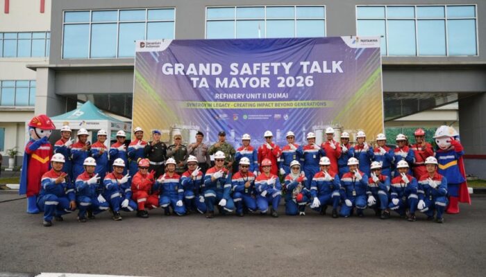 Direktur Operasi Kilang PT Pertamina Patra Niaga Pimpin Apel Grand Safety Talk Turn Around Mayor 2026 Kilang Dumai