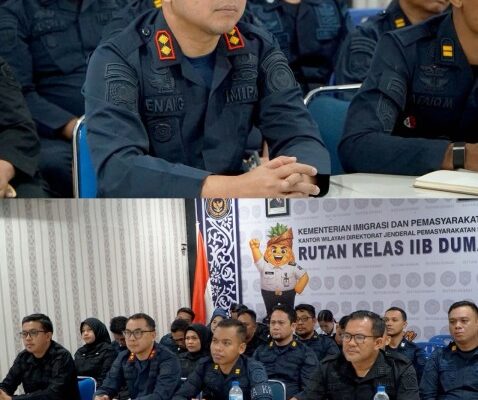 Rutan Dumai Ikuti Arahan Dirjenpas Terkait Penguatan Tugas Pokok dan Fungsi Pemasyarakatan