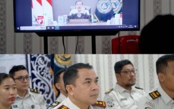 Rutan Dumai Ikuti Anev Pemasyarakatan Bersama Menteri Imipas Secara Virtual