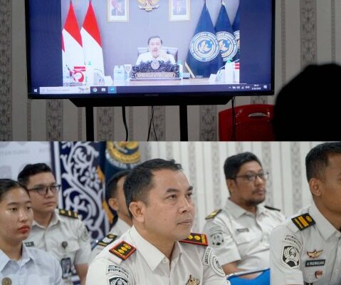 Rutan Dumai Ikuti Anev Pemasyarakatan Bersama Menteri Imipas Secara Virtual