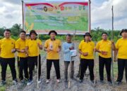 DUKUNG KETAHANAN PANGAN, POLSEK BUKIT KAPUR POLRES DUMAI TANAM JAGUNG DI LAHAN 1,5 HEKTARE